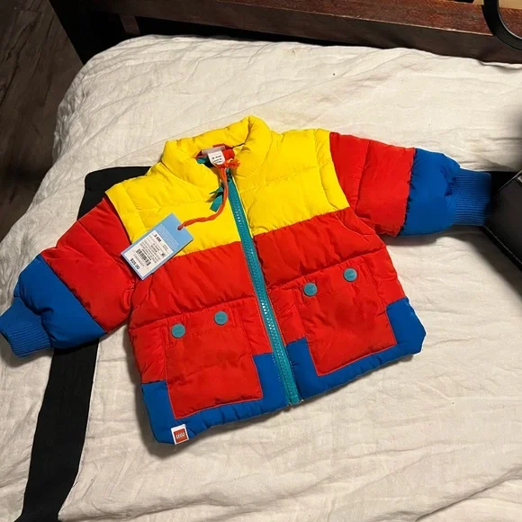 BABY PUFFER JACKET lego collection x target 3-6 months & 12 months coat NEW